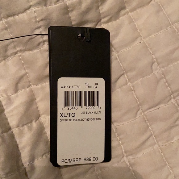 New Knee length polka dot dress- Tags on - Picture 4 of 6